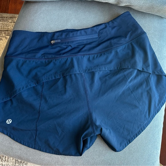 Lululemon Speed Up Shorts 4” True Navy Size 6 - Picture 5 of 7